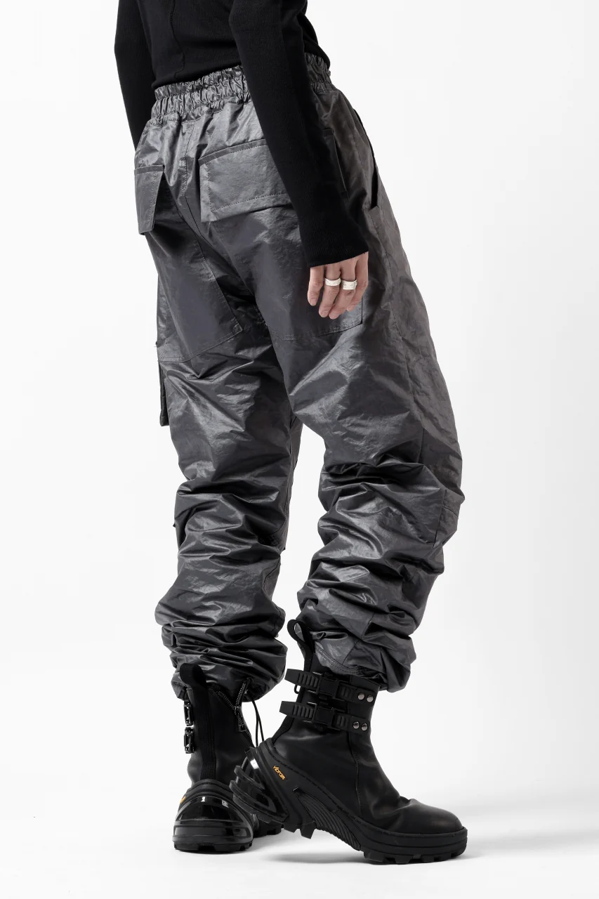 A.F ARTEFACT EASY STRAIGHT POCKET PANTS / LUX NYLON & BOMBER HEAT® (D.GREY) - Image 5
