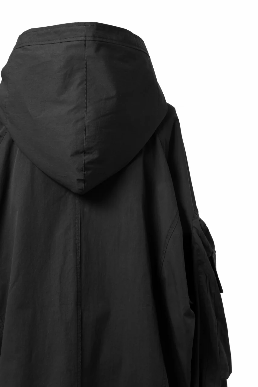 A.F ARTEFACT exclusive BIG POCKET HOODIE ZIP BLOUSON (BLACK x WHITE) - Image 17