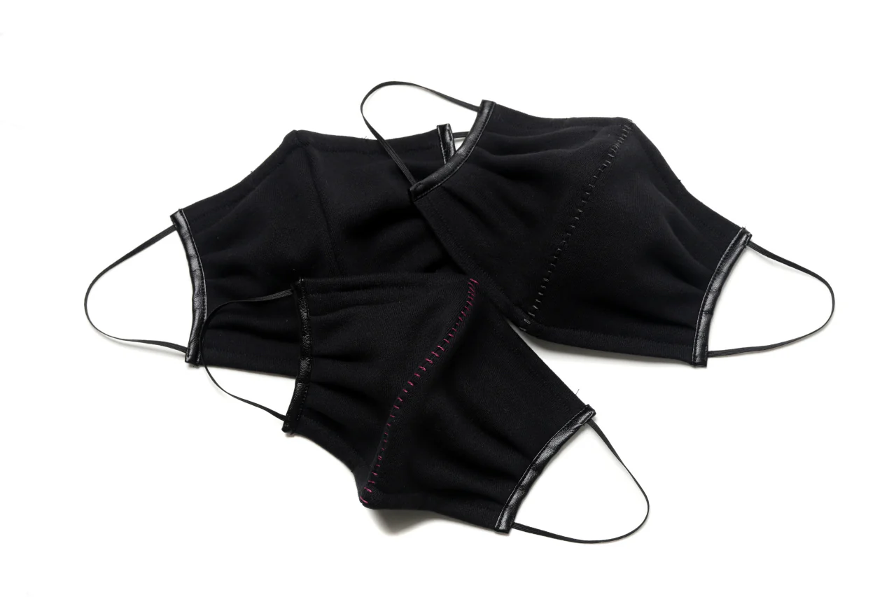 A.F ARTEFACT exclusive COVERED FACE MASK (BLACK PLAIN STITCH) - Image 14