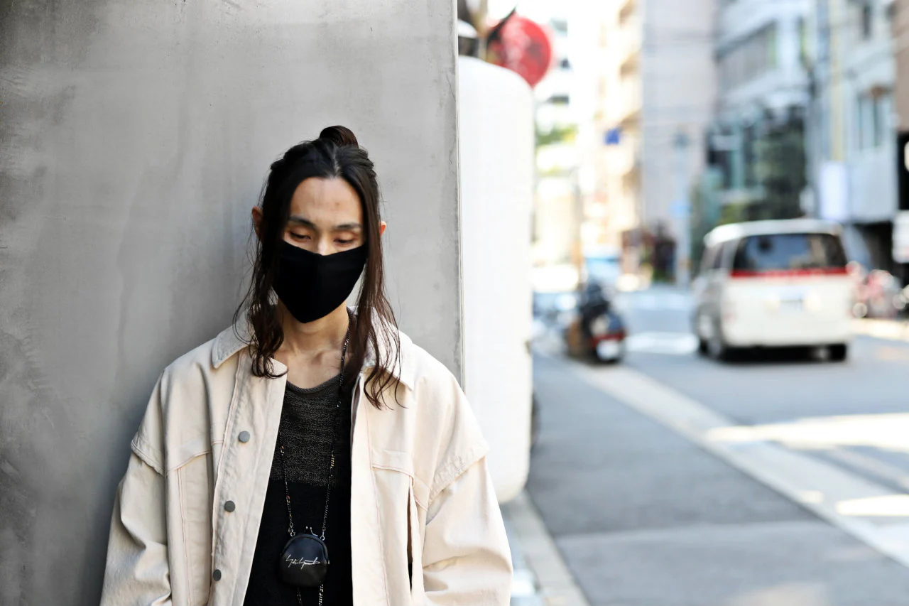 A.F ARTEFACT exclusive COVERED FACE MASK (BLACK PLAIN STITCH) - Image 20