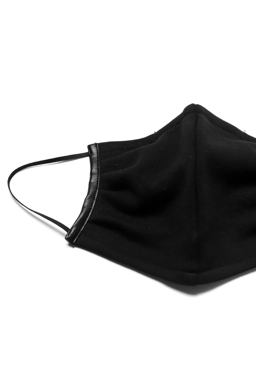 A.F ARTEFACT exclusive COVERED FACE MASK (BLACK PLAIN STITCH) - Image 7