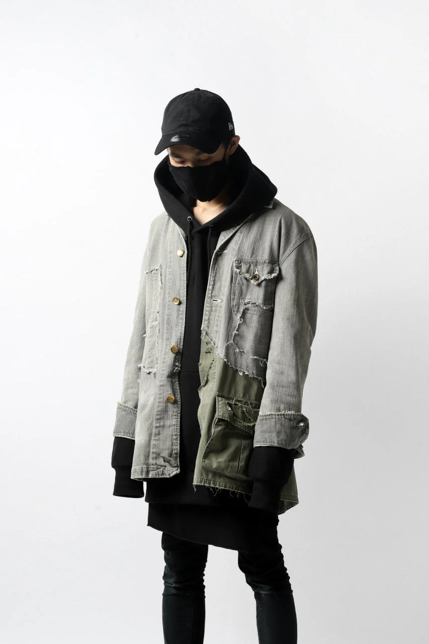 A.F ARTEFACT exclusive FACE COVERED MASK#2 / HEAVY JERSEY (BLACK) - Image 13