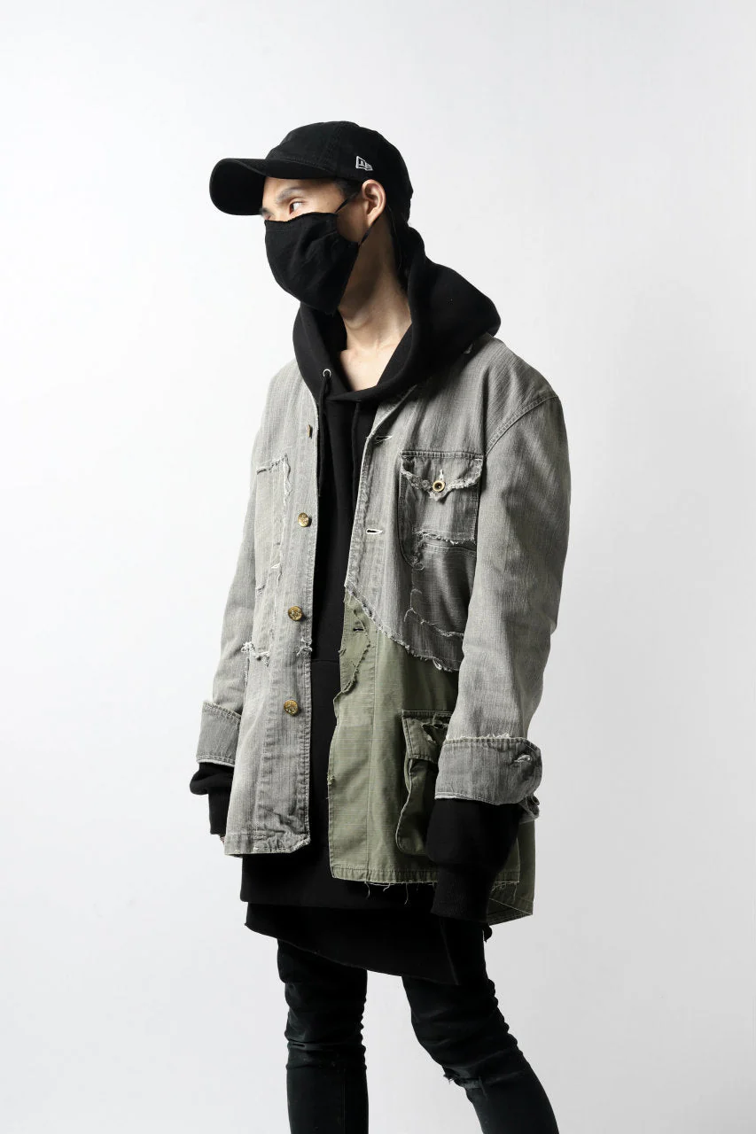 A.F ARTEFACT exclusive FACE COVERED MASK#2 / HEAVY JERSEY (BLACK) - Image 15