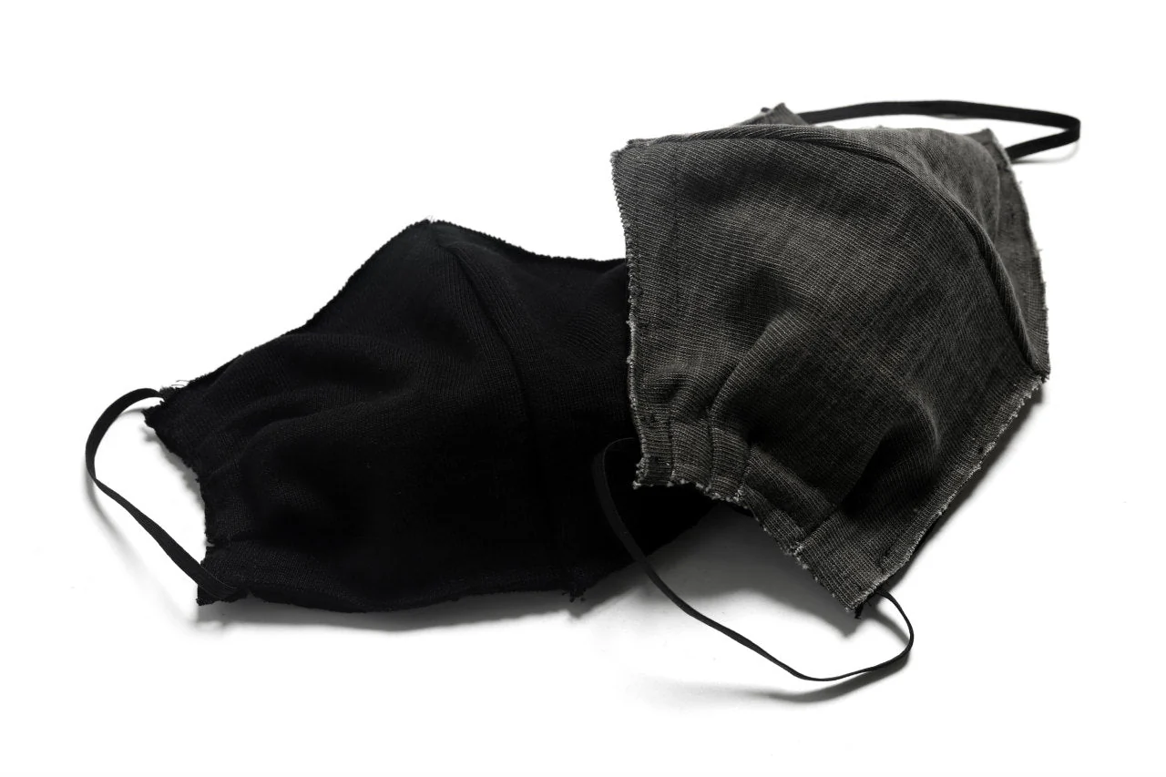 A.F ARTEFACT exclusive FACE COVERED MASK#2 / HEAVY JERSEY (BLACK) - Image 22