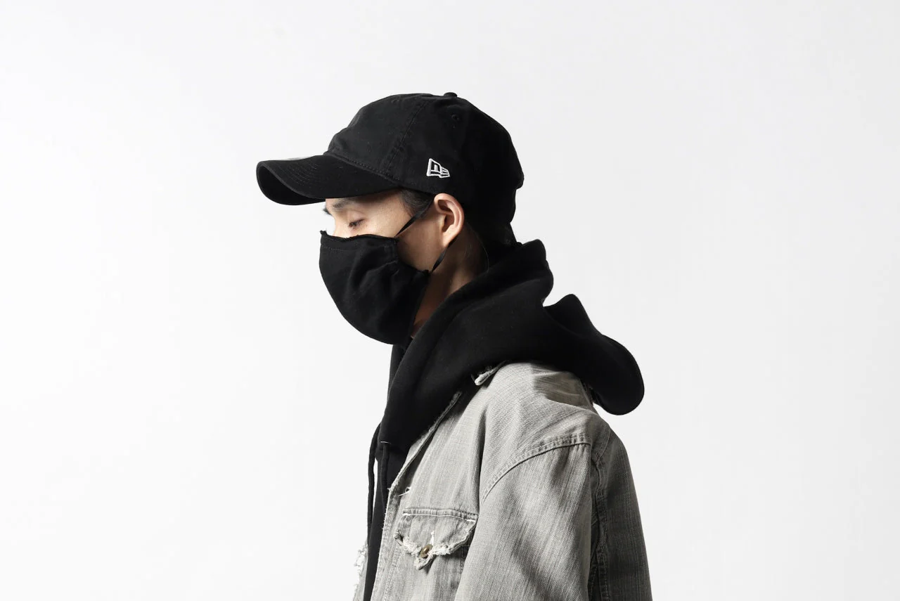 A.F ARTEFACT exclusive FACE COVERED MASK#2 / HEAVY JERSEY (BLACK) - Image 24