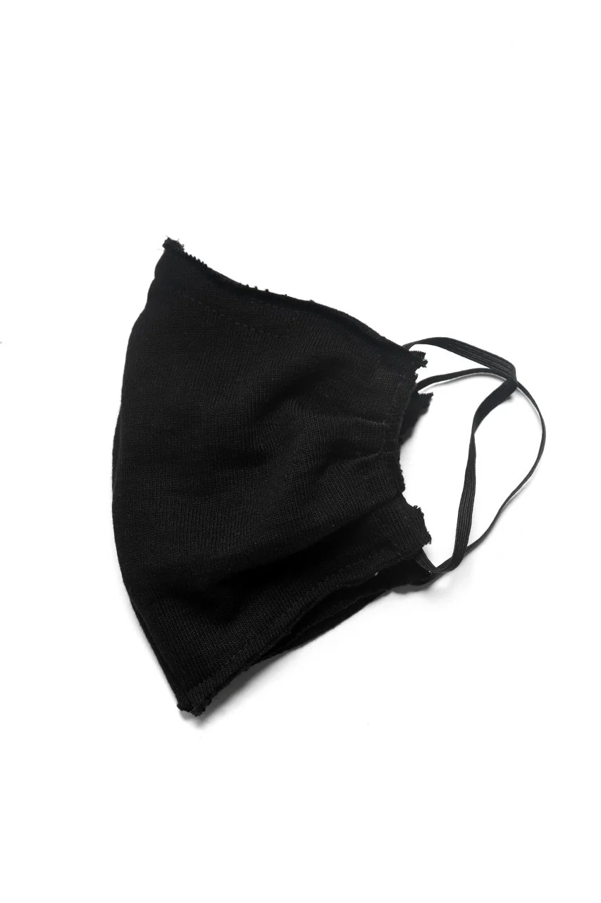 A.F ARTEFACT exclusive FACE COVERED MASK#2 / HEAVY JERSEY (BLACK) - Image 4