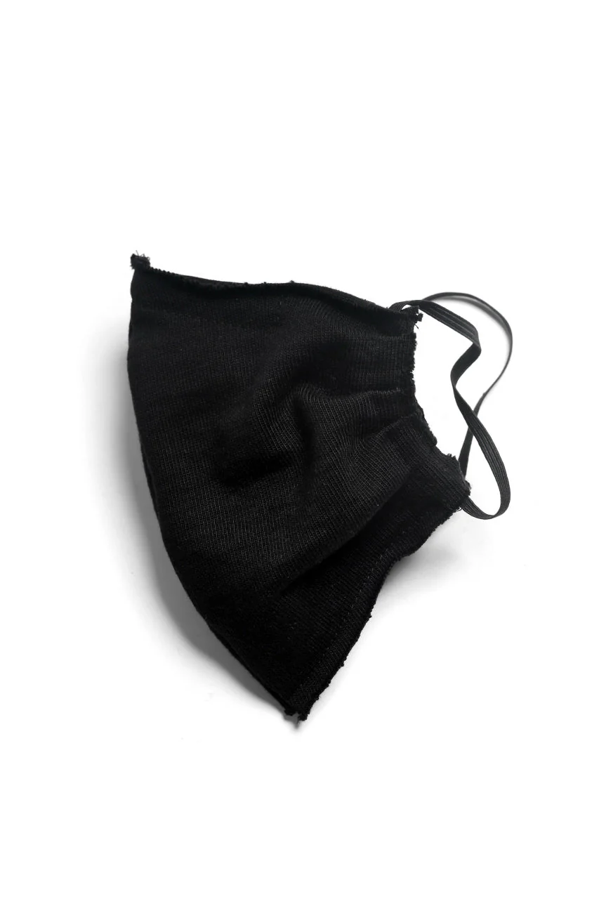 A.F ARTEFACT exclusive FACE COVERED MASK#2 / HEAVY JERSEY (BLACK) - Image 5