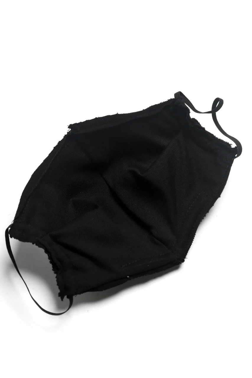 A.F ARTEFACT exclusive FACE COVERED MASK#2 / HEAVY JERSEY (BLACK) - Image 6