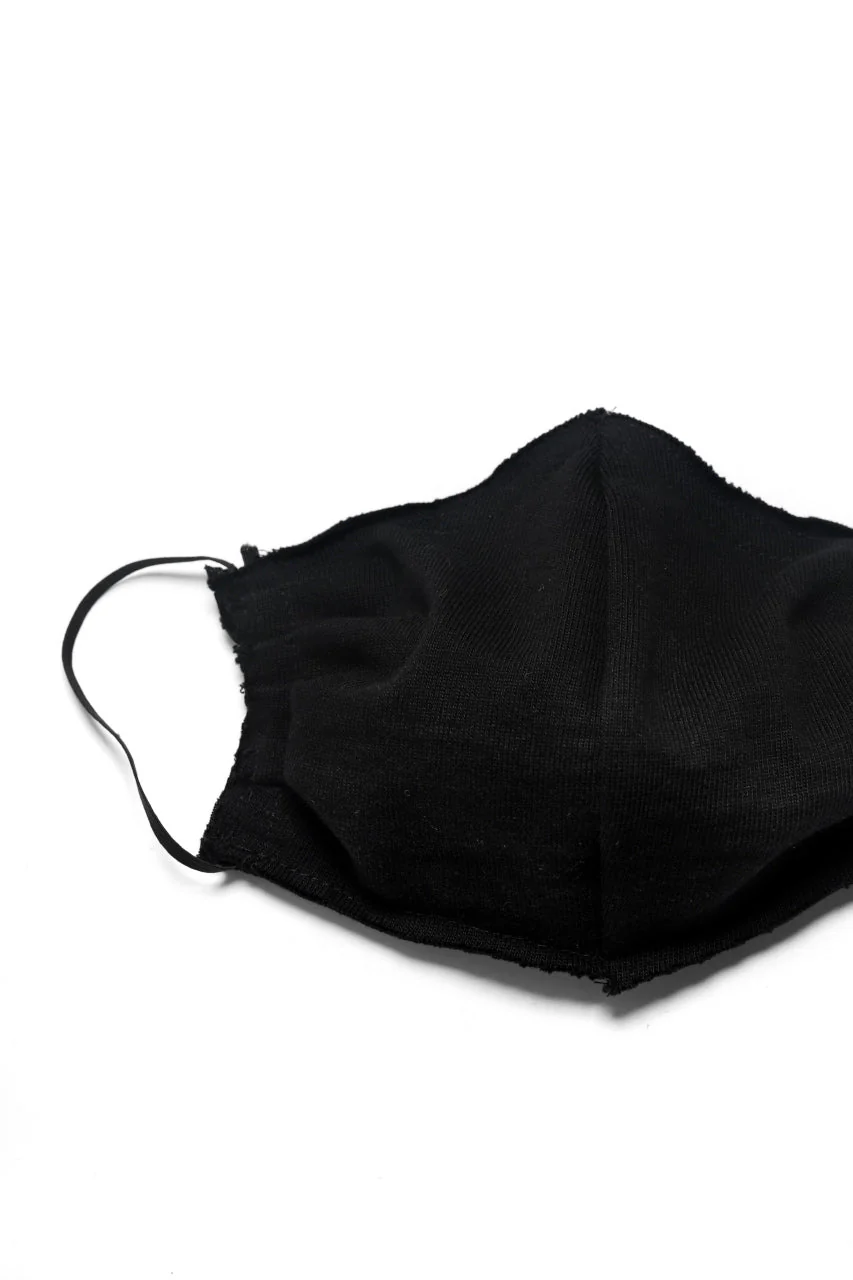 A.F ARTEFACT exclusive FACE COVERED MASK#2 / HEAVY JERSEY (BLACK) - Image 7