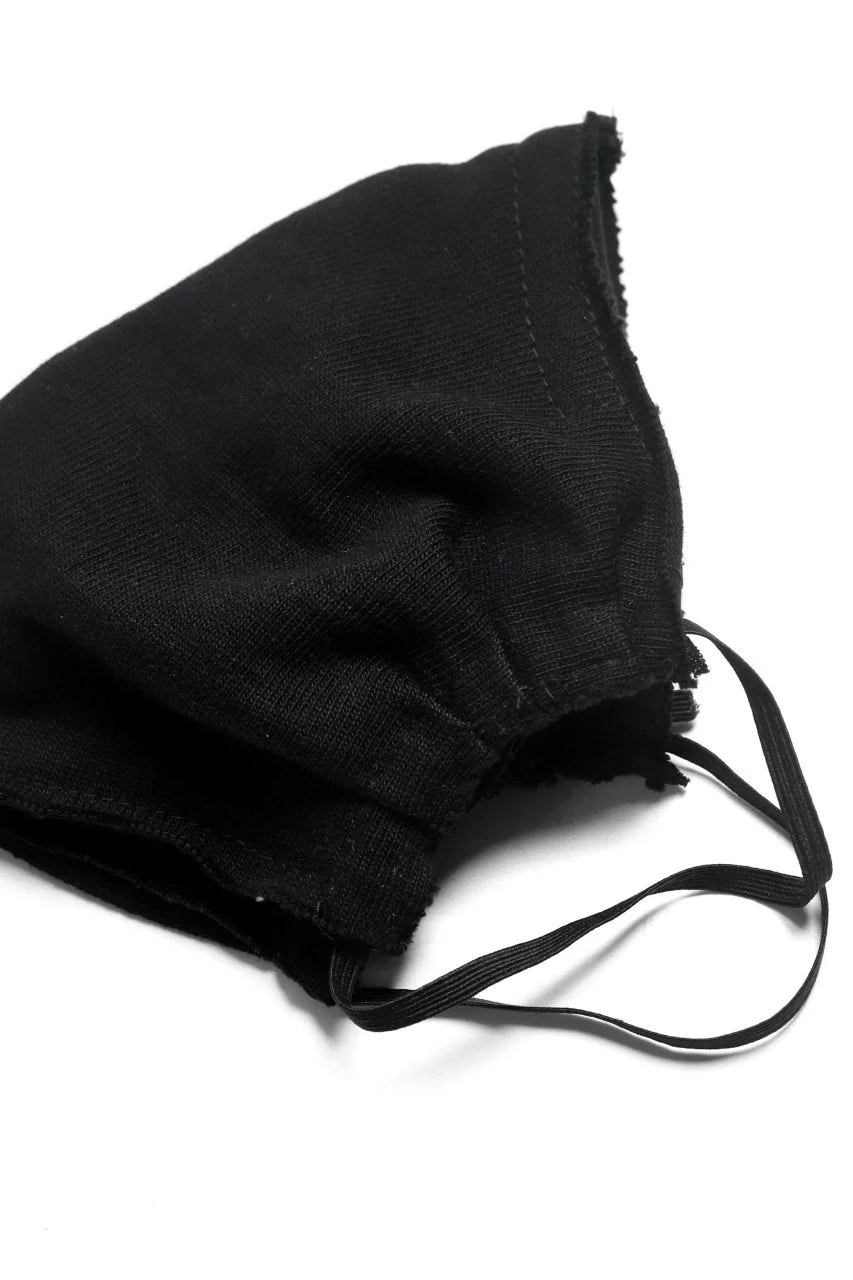 A.F ARTEFACT exclusive FACE COVERED MASK#2 / HEAVY JERSEY (BLACK) - Image 9
