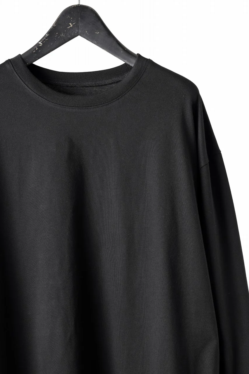 A.F ARTEFACT exclusive HEAVY WEIGHT C/JERSEY LS TOPS (BLACK) - Image 3