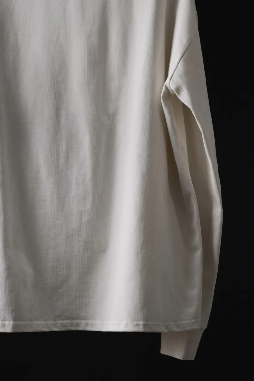 A.F ARTEFACT exclusive HEAVY WEIGHT C/JERSEY LS TOPS (IVORY) - Image 11