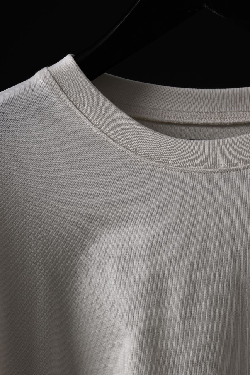 A.F ARTEFACT exclusive HEAVY WEIGHT C/JERSEY LS TOPS (IVORY) - Image 7