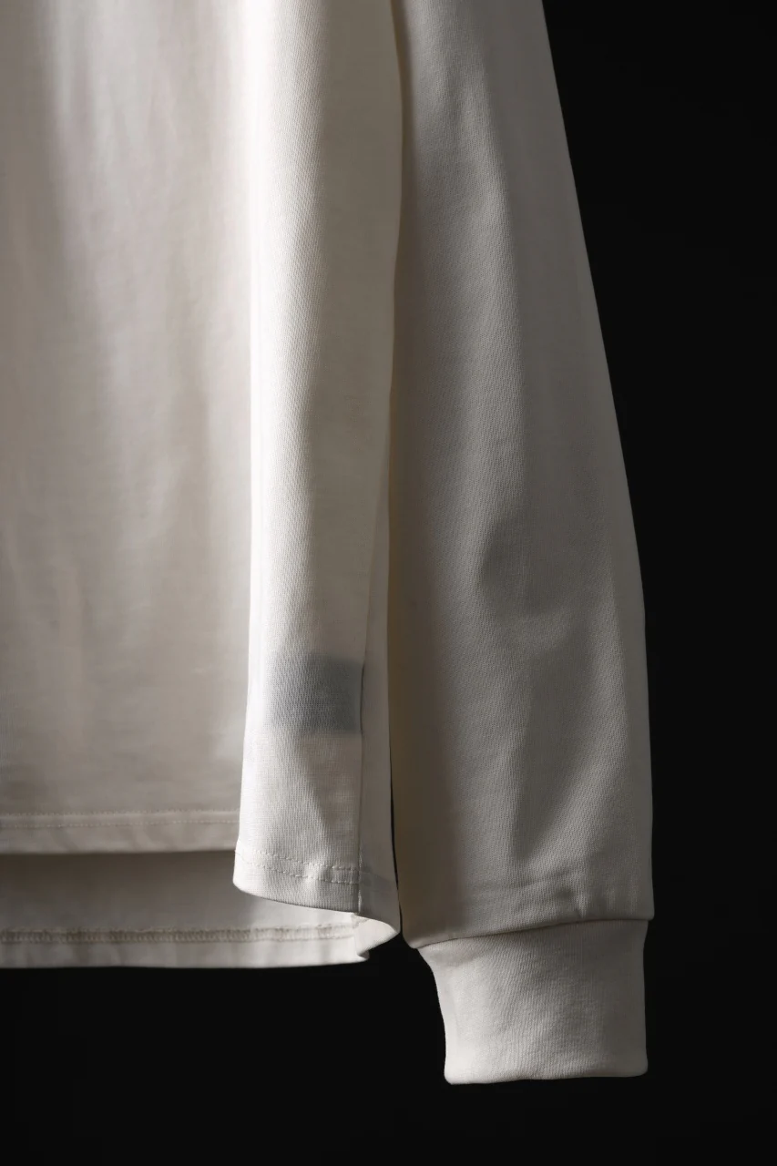 A.F ARTEFACT exclusive HEAVY WEIGHT C/JERSEY LS TOPS (IVORY) - Image 9