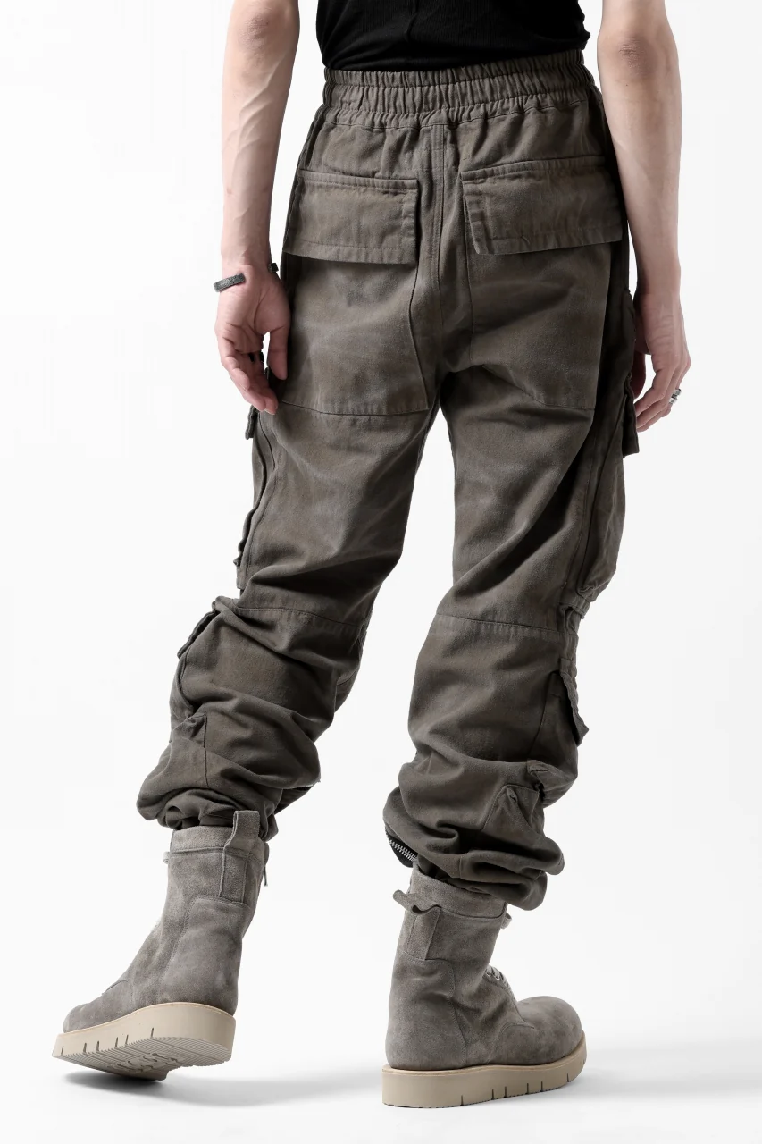 A.F ARTEFACT exclusive RADICAL-ZIP FIELD PANTS / VINTAGE DYED (KHAKI) - Image 8