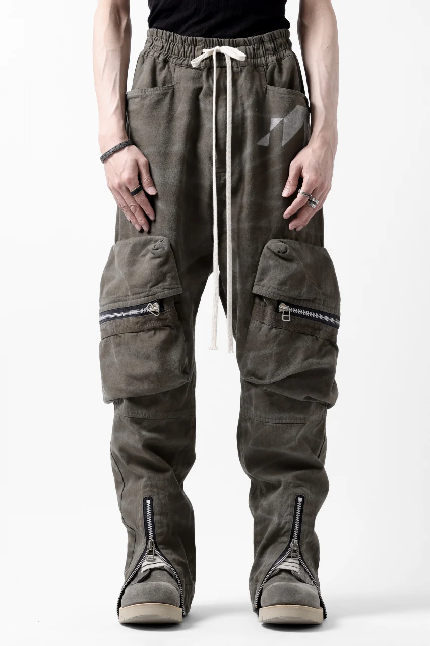 A.F ARTEFACT exclusive RUGGED CARGO PANTS / VINTAGE DYED (KHAKI) - Image 2