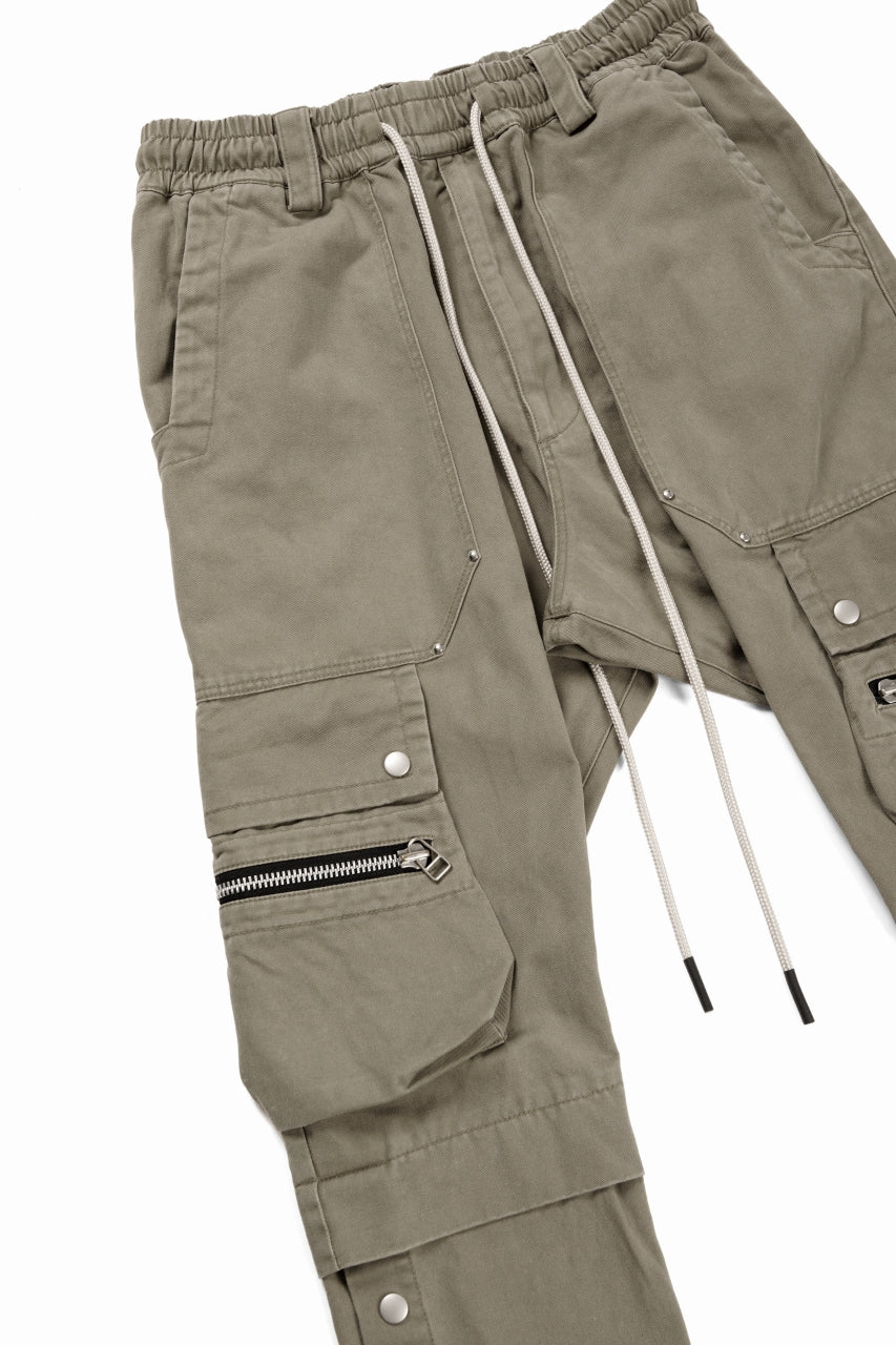 A.F ARTEFACT exclusive SOLID CARGO PANTS / BIO-WASHED CHINO CLOTH (BEIGE) - Image 10