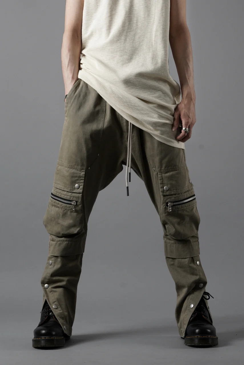 A.F ARTEFACT exclusive SOLID CARGO PANTS / BIO-WASHED CHINO CLOTH (BEIGE) - Image 24