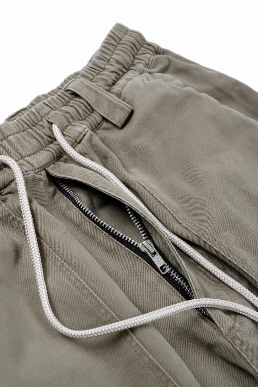 A.F ARTEFACT exclusive SOLID CARGO PANTS / BIO-WASHED CHINO CLOTH (BEIGE) - Image 8