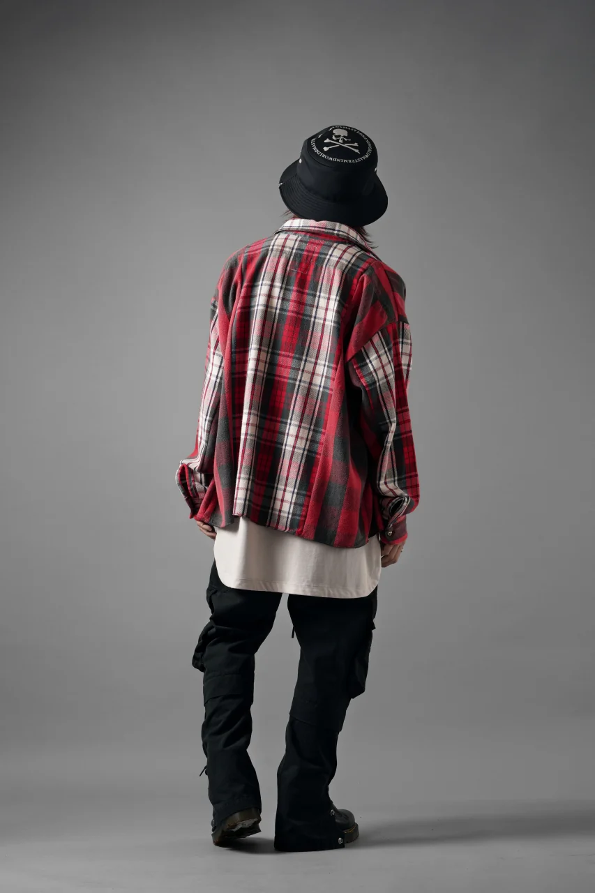 A.F ARTEFACT exclusive SOLID CARGO PANTS / BIO-WASHED CHINO CLOTH (BLACK) - Image 20