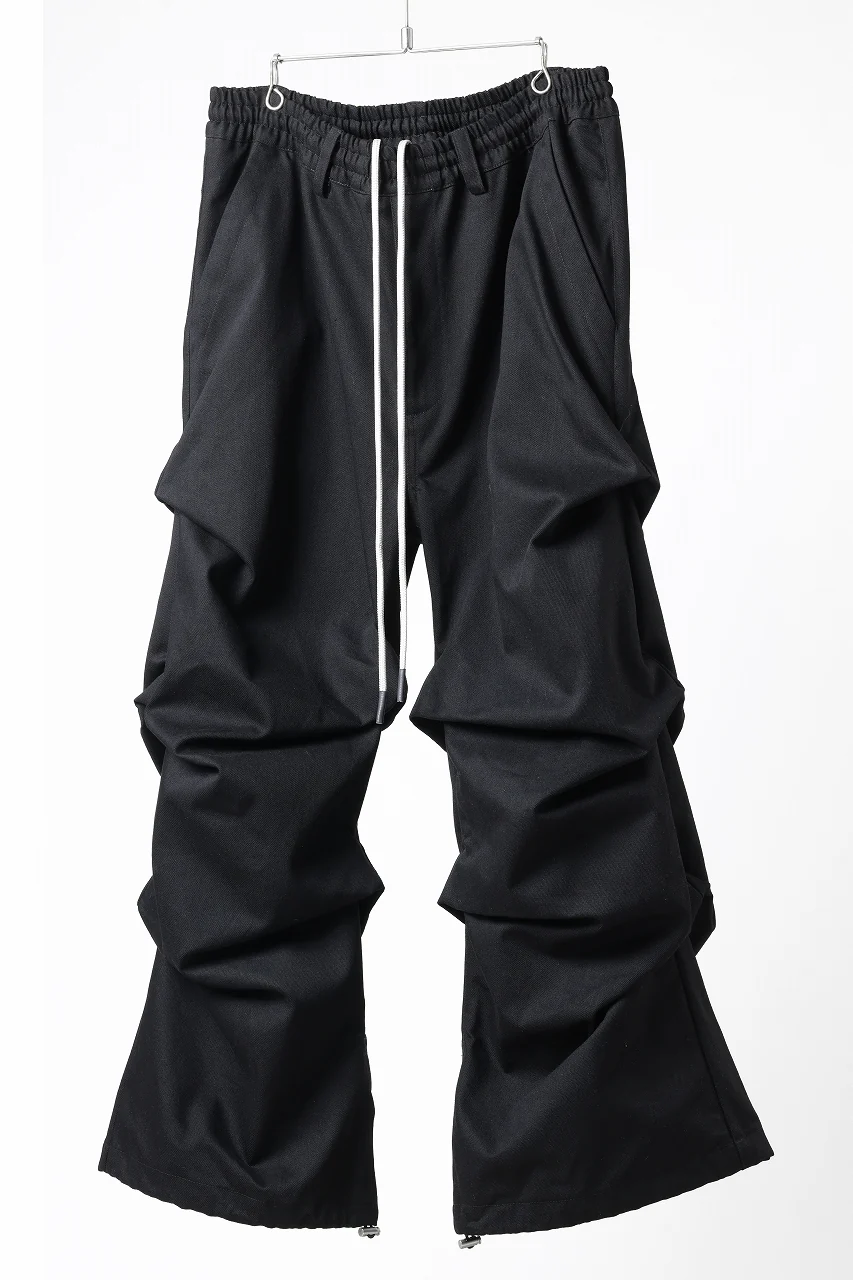 A.F ARTEFACT EXTREME WIDE BAGGY PANTS / PURE DENIM (BLACK) - Image 4