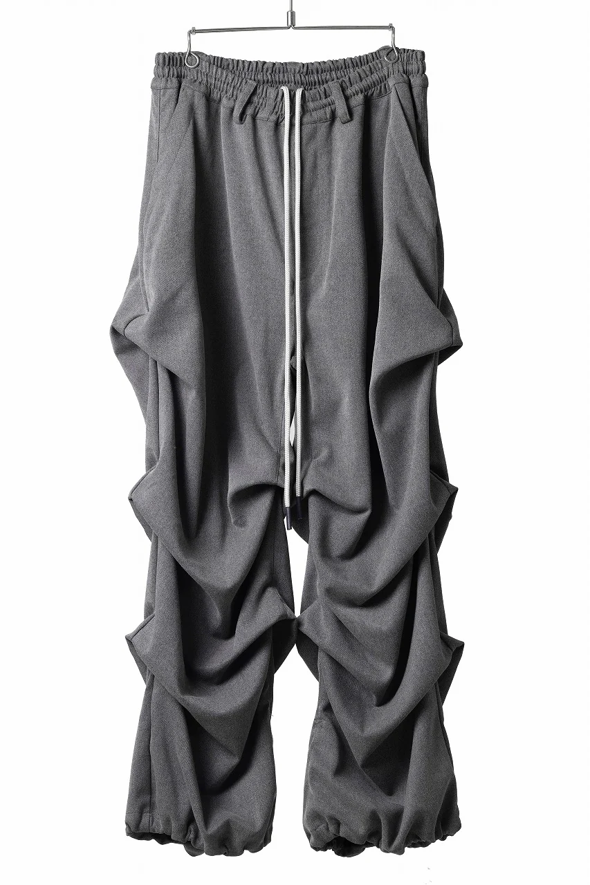 A.F ARTEFACT EXTREME WIDE BAGGY PANTS / SERGE TWILL (L.GREY) - Image 17