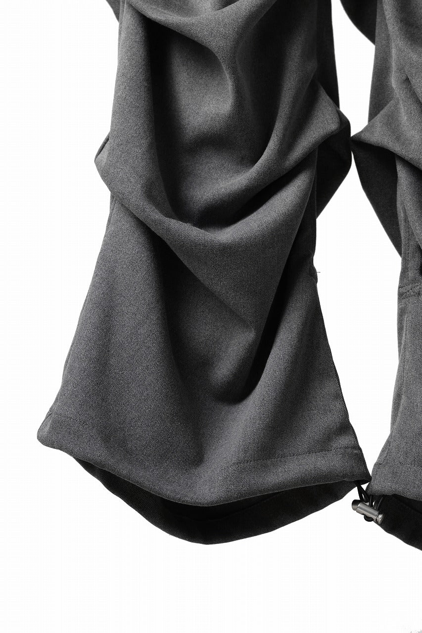 A.F ARTEFACT EXTREME WIDE BAGGY PANTS / SERGE TWILL (L.GREY) - Image 22