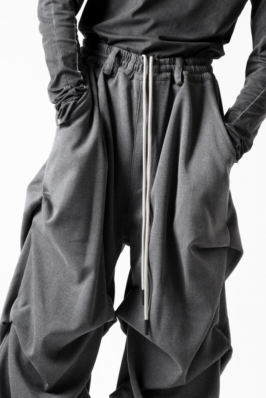 A.F ARTEFACT EXTREME WIDE BAGGY PANTS / SERGE TWILL (L.GREY) - Image 32
