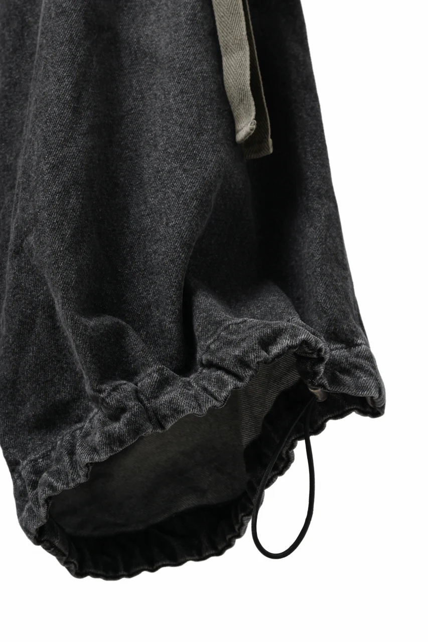 A.F ARTEFACT EXTREME WIDE CARGO PANTS / FADED DENIM (VINTAGE BLACK) - Image 14