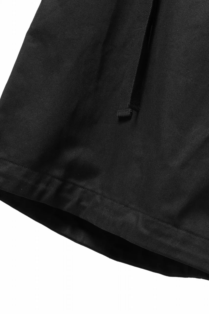 A.F ARTEFACT EXTREME WIDE CARGO PANTS / STRETCH TWILL (BLACK) - Image 15