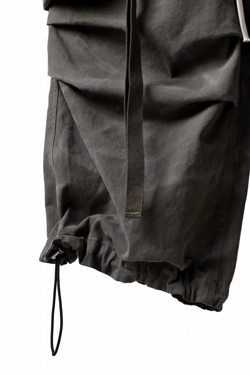 A.F ARTEFACT EXTREME WIDE CARGO PANTS / VINTAGE DYED (KHAKI) - Image 19