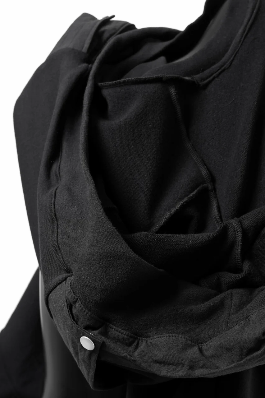 A.F ARTEFACT FLAP-DETAIL COMBINATION TOPS (BLACK) - Image 13