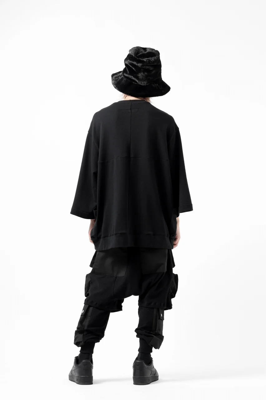 A.F ARTEFACT FLAP-DETAIL COMBINATION TOPS (BLACK) - Image 25