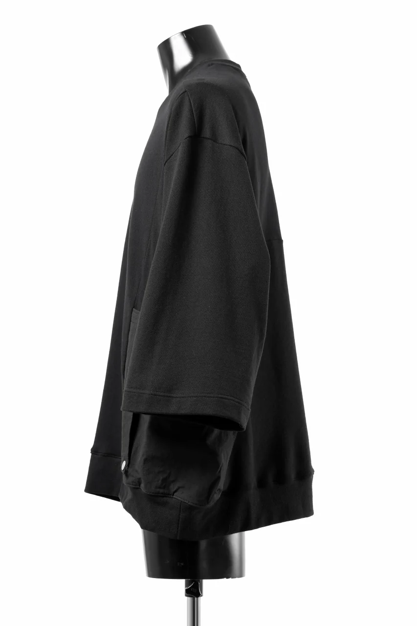 A.F ARTEFACT FLAP-DETAIL COMBINATION TOPS (BLACK) - Image 3