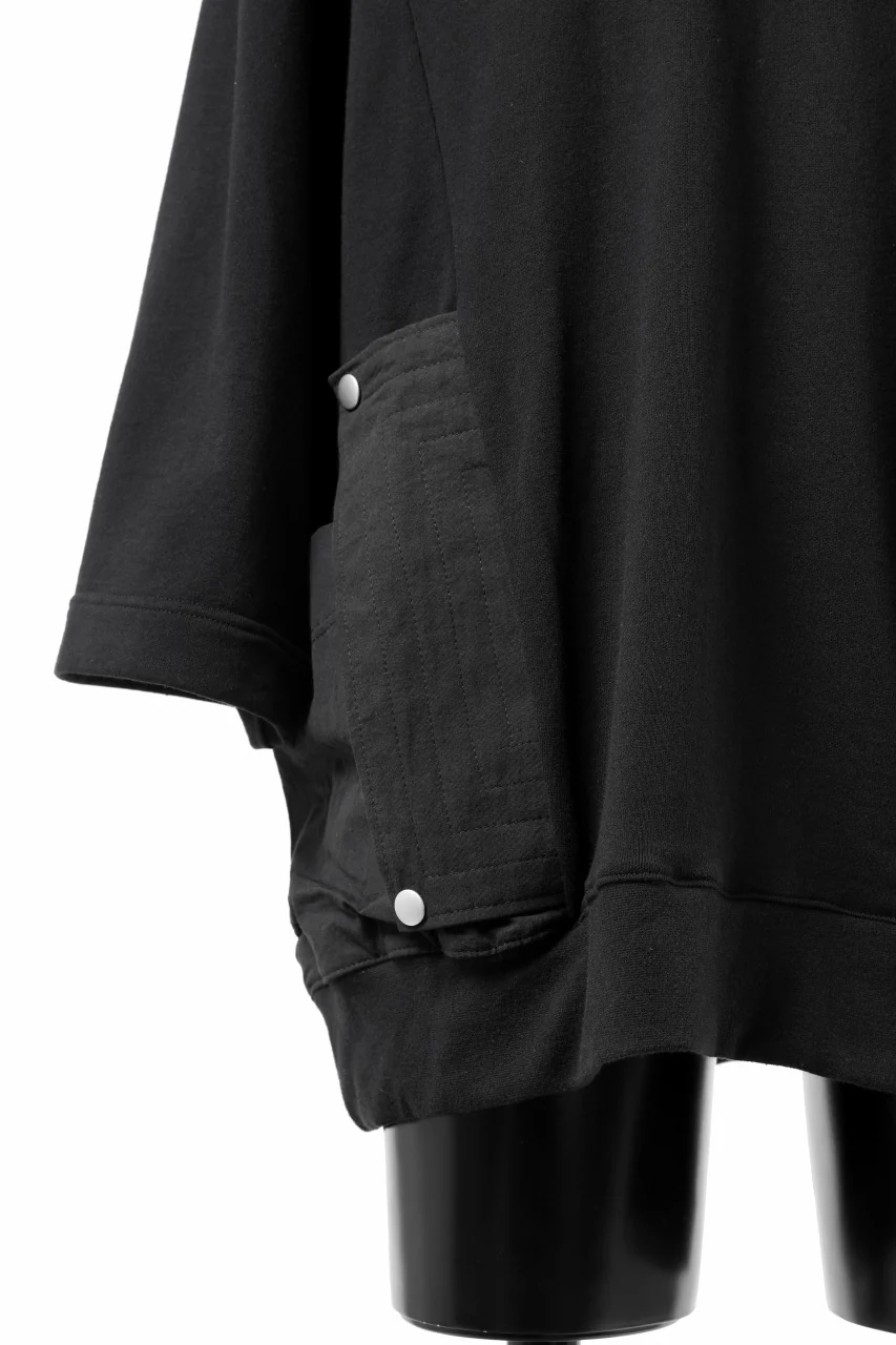 A.F ARTEFACT FLAP-DETAIL COMBINATION TOPS (BLACK) - Image 6