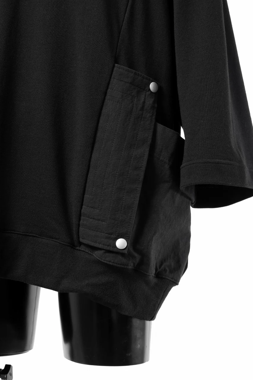 A.F ARTEFACT FLAP-DETAIL COMBINATION TOPS (BLACK) - Image 9