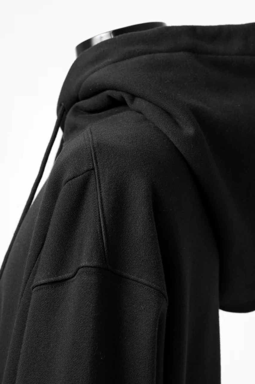 A.F ARTEFACT FLAP-DETAIL SWEAT HOODIE (BLACK) - Image 10