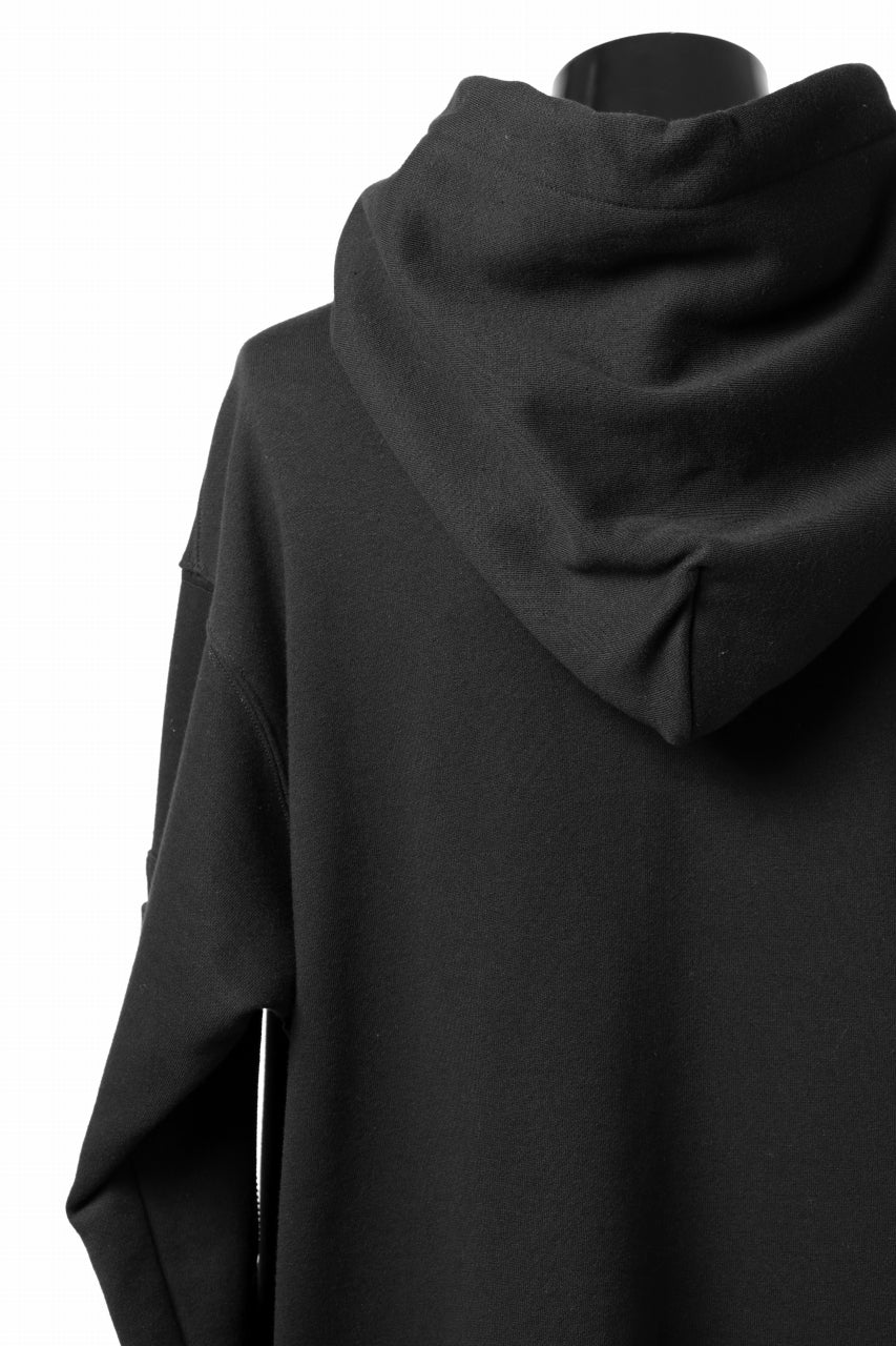 A.F ARTEFACT FLAP-DETAIL SWEAT HOODIE (BLACK) - Image 12