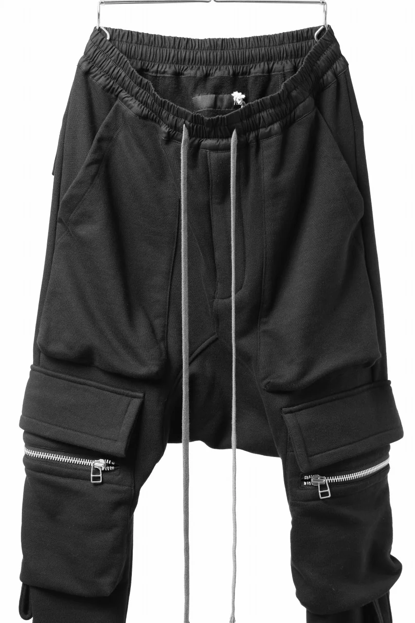 A.F ARTEFACT FLAP ZIP SARROUEL SKINNY PANTS (BLACK) - Image 4