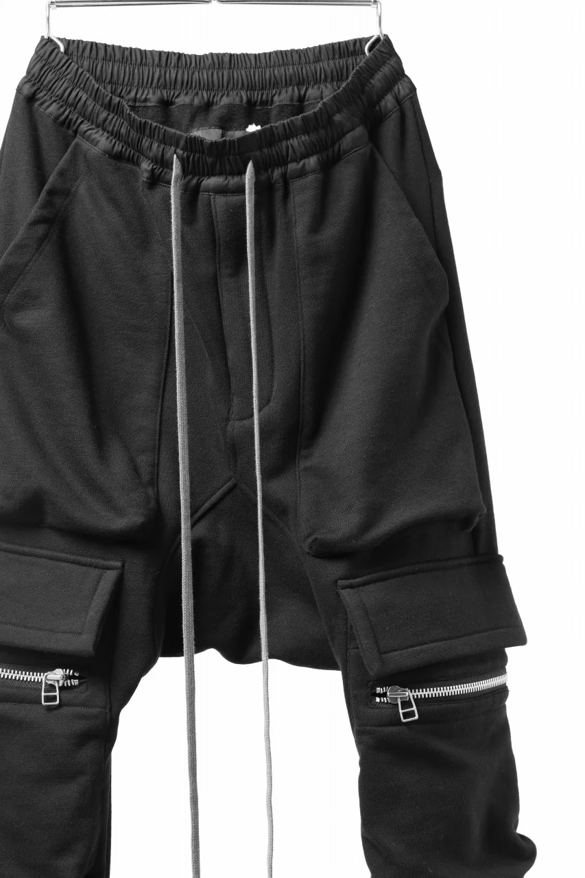 A.F ARTEFACT FLAP ZIP SARROUEL SKINNY PANTS (BLACK) - Image 5