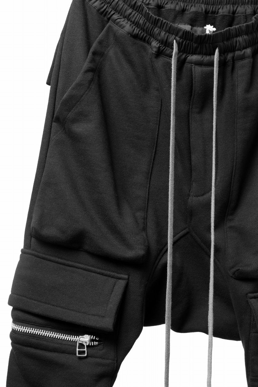 A.F ARTEFACT FLAP ZIP SARROUEL SKINNY PANTS (BLACK) - Image 6