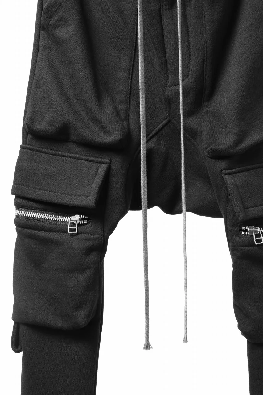 A.F ARTEFACT FLAP ZIP SARROUEL SKINNY PANTS (BLACK) - Image 8