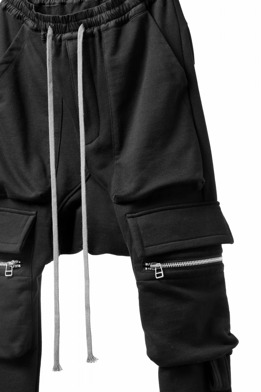 A.F ARTEFACT FLAP ZIP SARROUEL SKINNY PANTS (BLACK) - Image 9