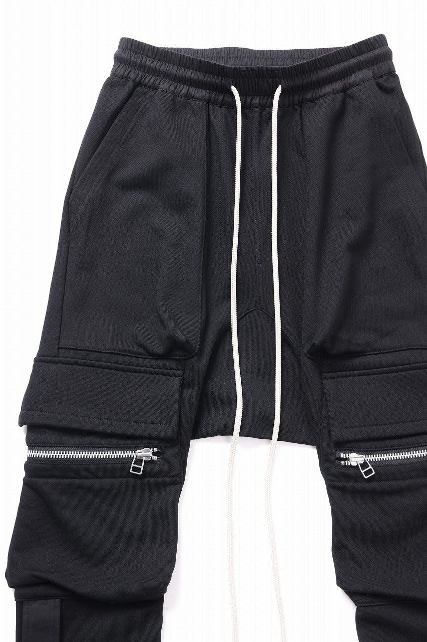 A.F ARTEFACT FLAP ZIP SARROUEL SKINNY PANTS (BLACK) - Image 5