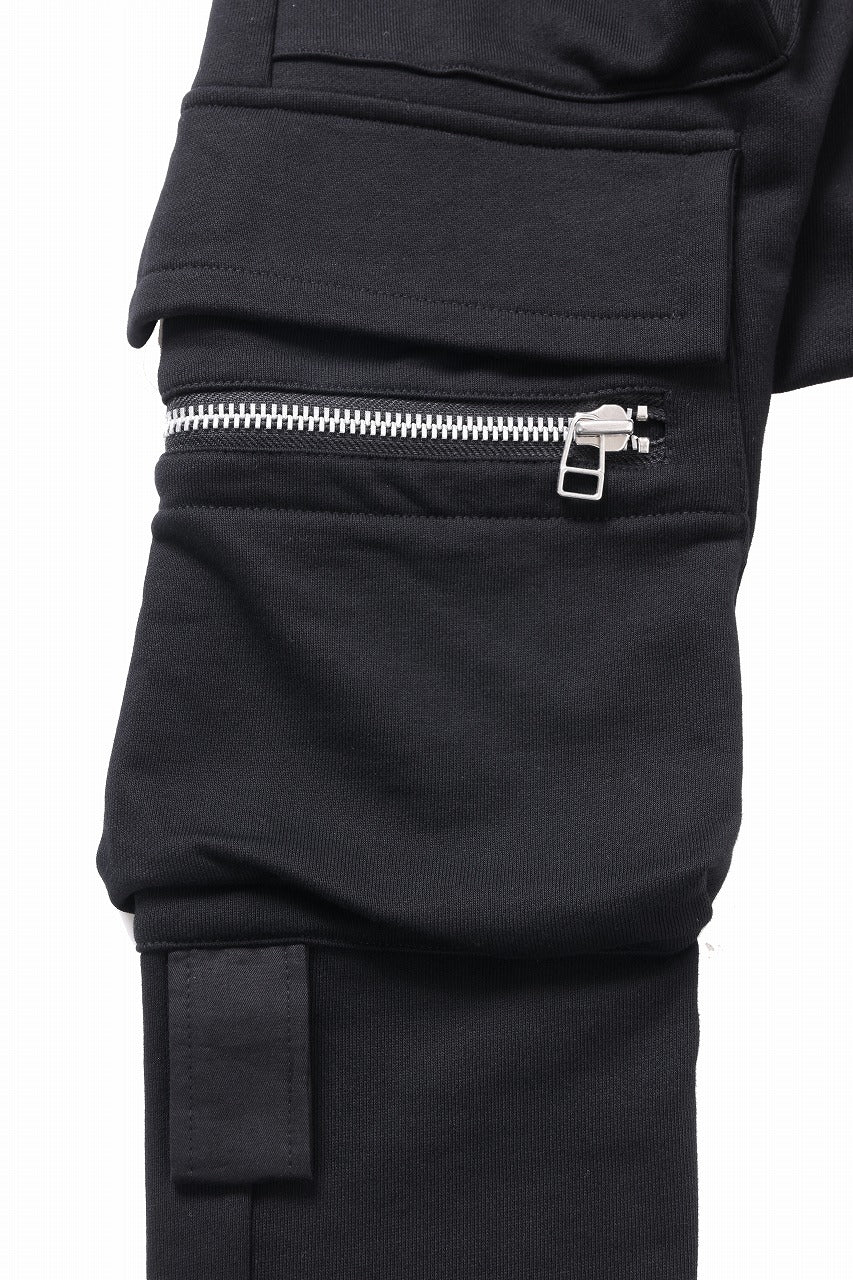 A.F ARTEFACT FLAP ZIP SARROUEL SKINNY PANTS (BLACK) - Image 7