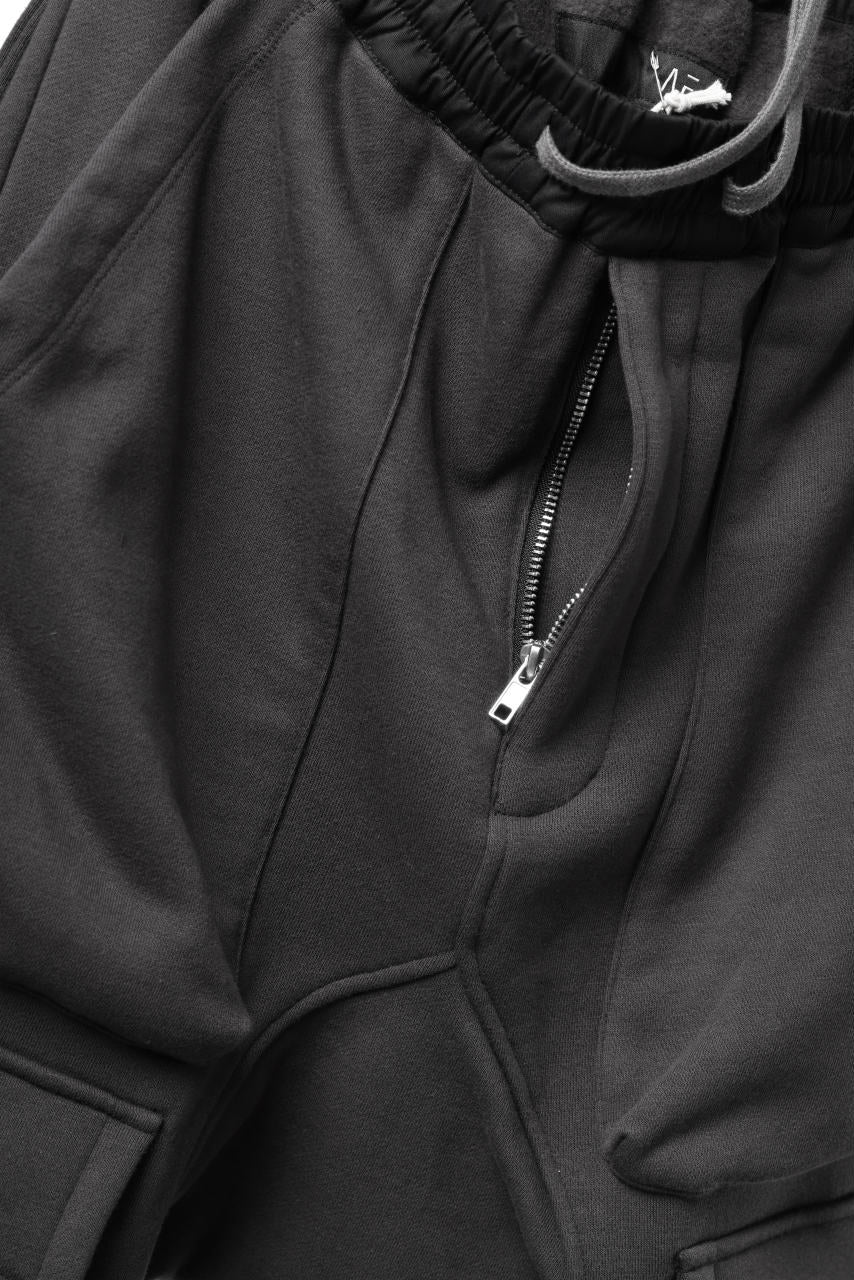 A.F ARTEFACT FLAP ZIP SARROUEL SKINNY PANTS (DARK GREY) - Image 11