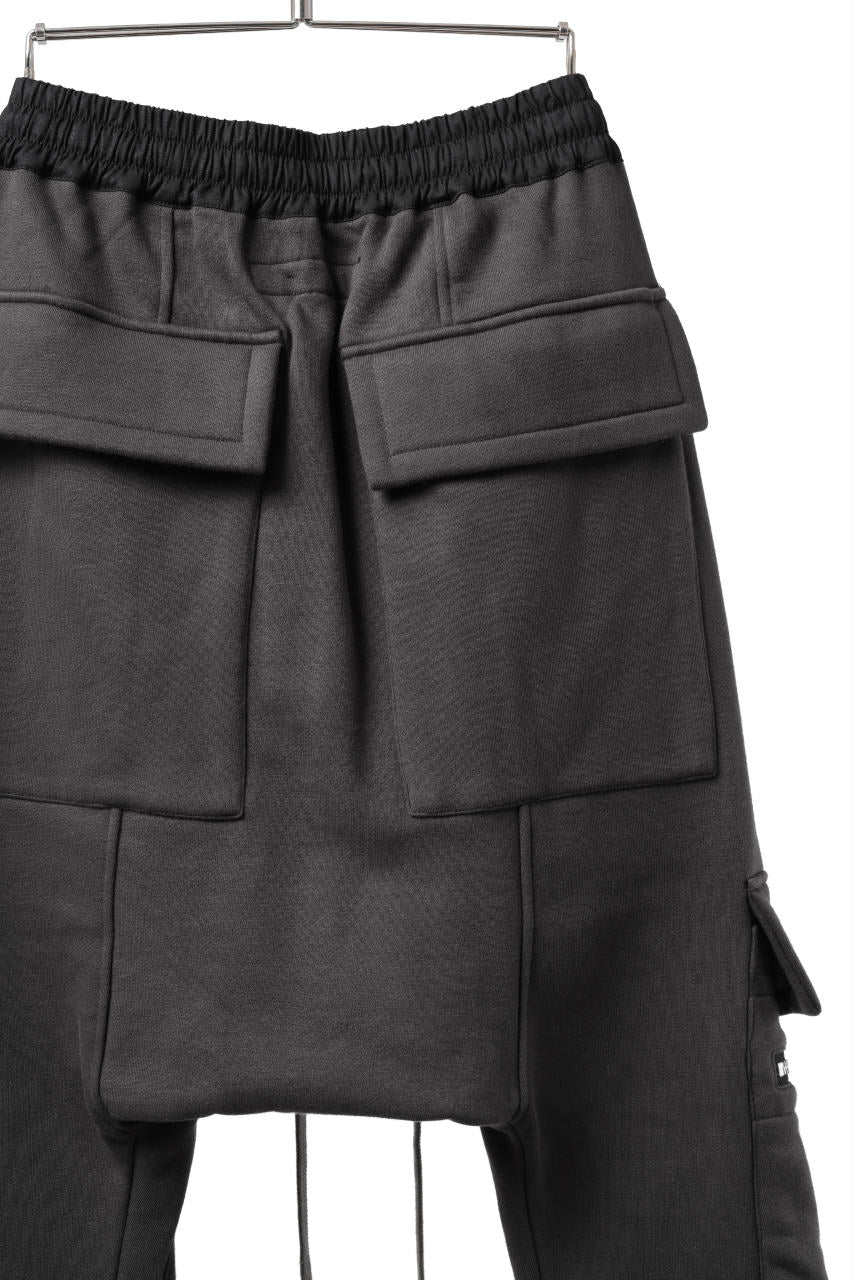 A.F ARTEFACT FLAP ZIP SARROUEL SKINNY PANTS (DARK GREY) - Image 12