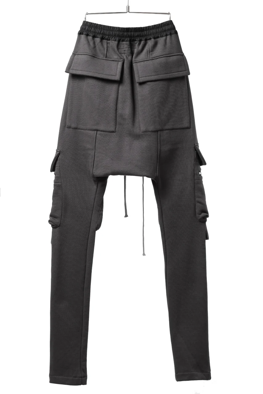 A.F ARTEFACT FLAP ZIP SARROUEL SKINNY PANTS (DARK GREY) - Image 4