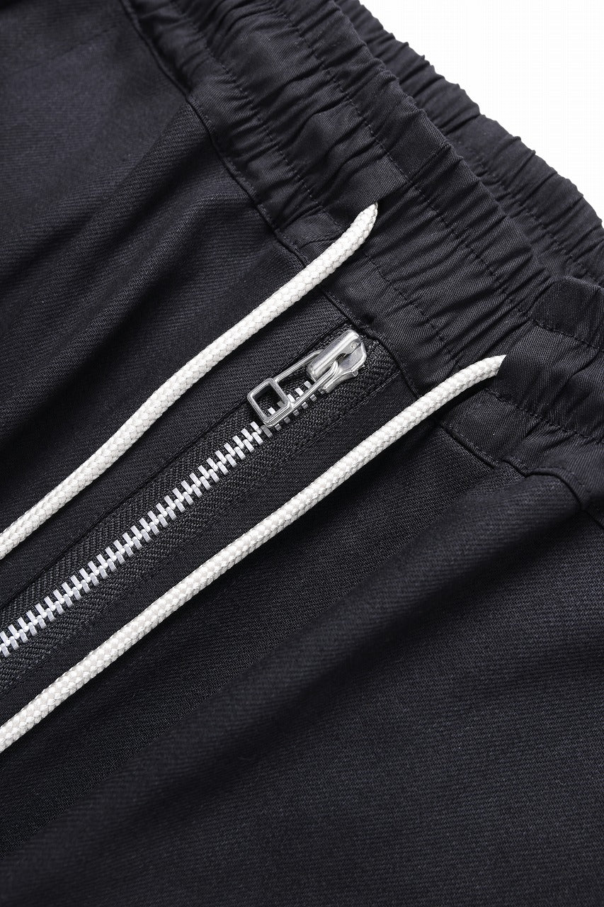 A.F ARTEFACT FLAP ZIP SARROUEL SKINNY PANTS / HI-STRETCH DENIM (BLACK) - Image 8