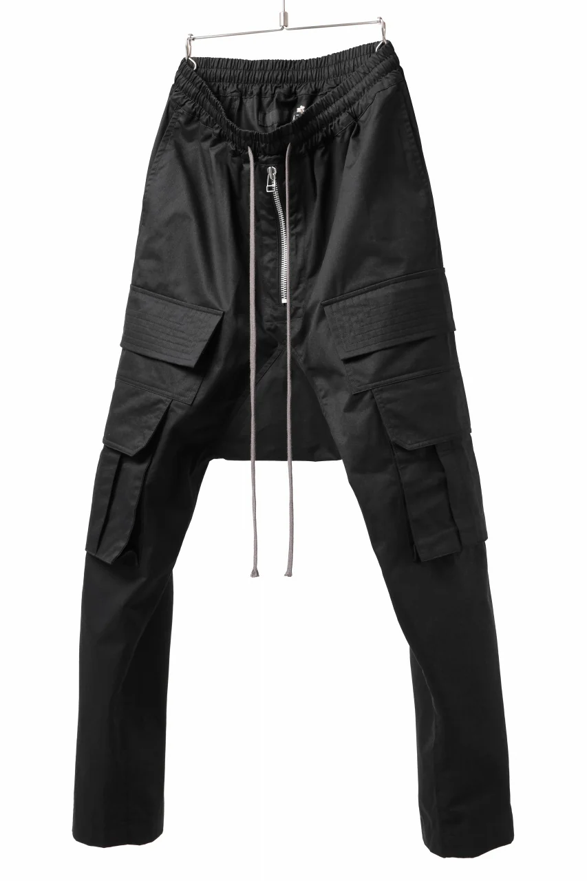 A.F ARTEFACT FRONT ZIP CARGO SARROUEL EASY PANTS (BLACK) - Image 12